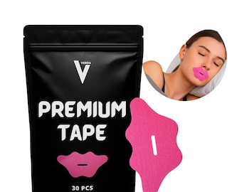 Pink Mouth Tape For Sleeping - Latex-Free, Hypoallergenic, Cotton, Gentle On Skin – Stop Snoring, Breathe Right, Sleep Aid