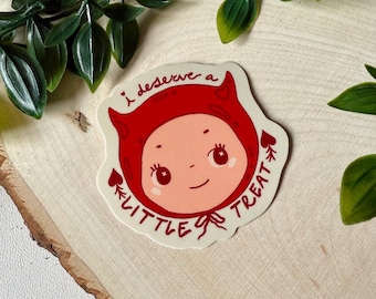 Kewpie Devil Sticker: Waterproof Vinyl Laptop Decal