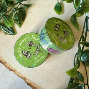 Bugs Washi Tape - cute washi tape - stationary - journaling