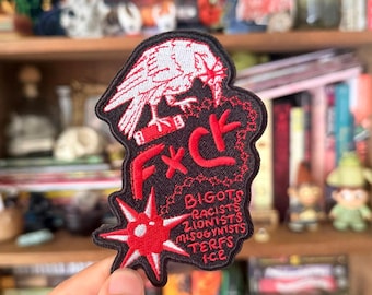 F Bigots Iron on Patch - Embroidered Patch