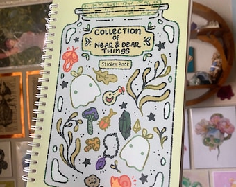 Reusable Sticker Book 5x7 Sticker Organisation Planner Stickers Witches  Brew Silicone Release Paper Sticker Album 