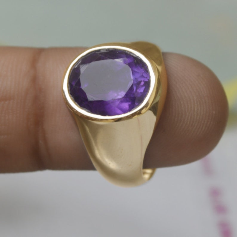 Details about 4x3 MM Oval Cut Natural Purple Amethyst Gemstone 925 Sterling Silver Ring Details about 4x3 MM Oval Cut Natural Purple Amethyst Gemstone 925 Sterling Silver Ring