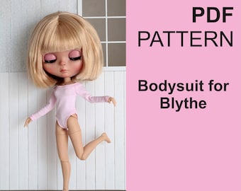 Patronen bodysuit voor Neo Blythe, Licca pop, Azone S, Obitsu 24