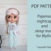 see more listings in the Blythe patterns section