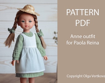 Patterns PDF pioneer dress and apron for Paola Reina