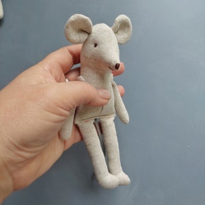 6 Mouse Pattern and Tutorial, Mouse With Clothes Pattern, Eco Toy ...