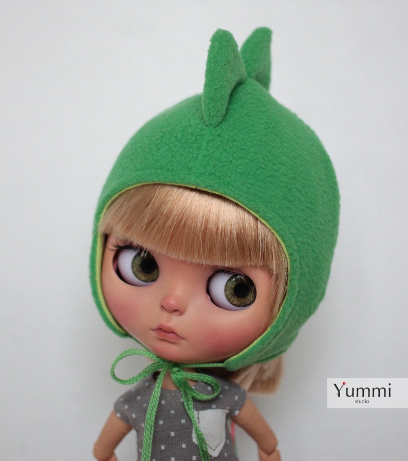 Patterns PDF Dragon hat for Blythe image 2