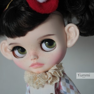 Blythe clothes pattern PDF, clown overalls for Blythe doll image 2