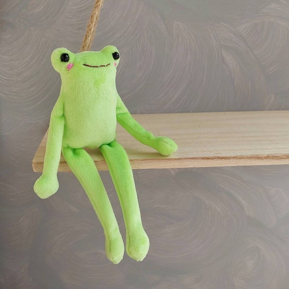 Plush Frog With Duck Bag Pdf Pattern and Tutorial Plush Frog -  in 2023