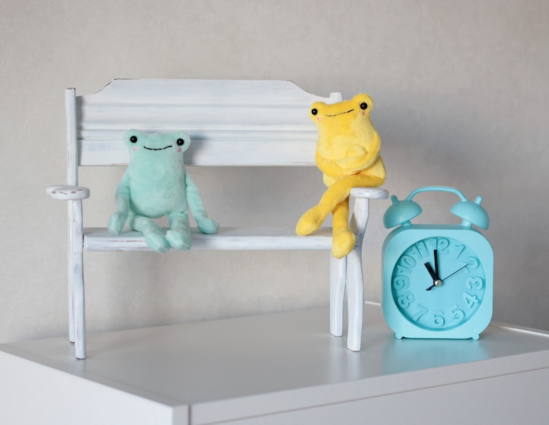 Cute frog Pdf pattern leggy frog sewing tutorial stuffed frog pattern easy pattern plushie pattern image 4