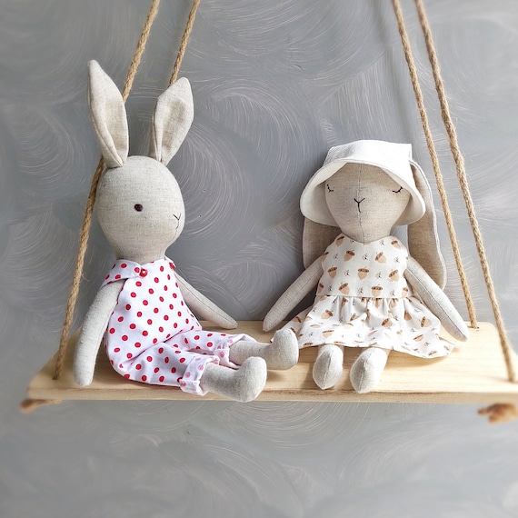 Bunny Doll with Clothes Sewing Pattern & Tutorial (PDF)