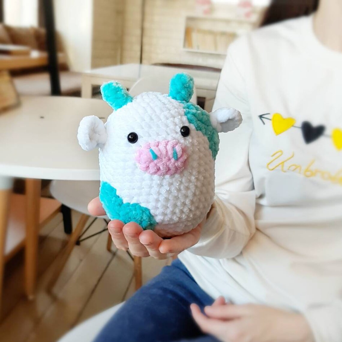 cow unicorn squishmallow
