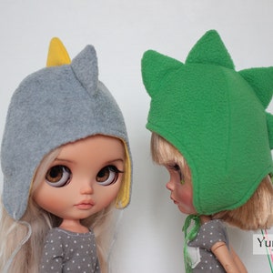 Patterns PDF Dragon hat for Blythe image 4