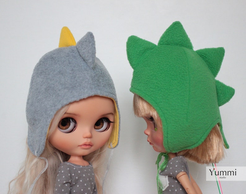 Patterns PDF Dragon hat for Blythe image 4