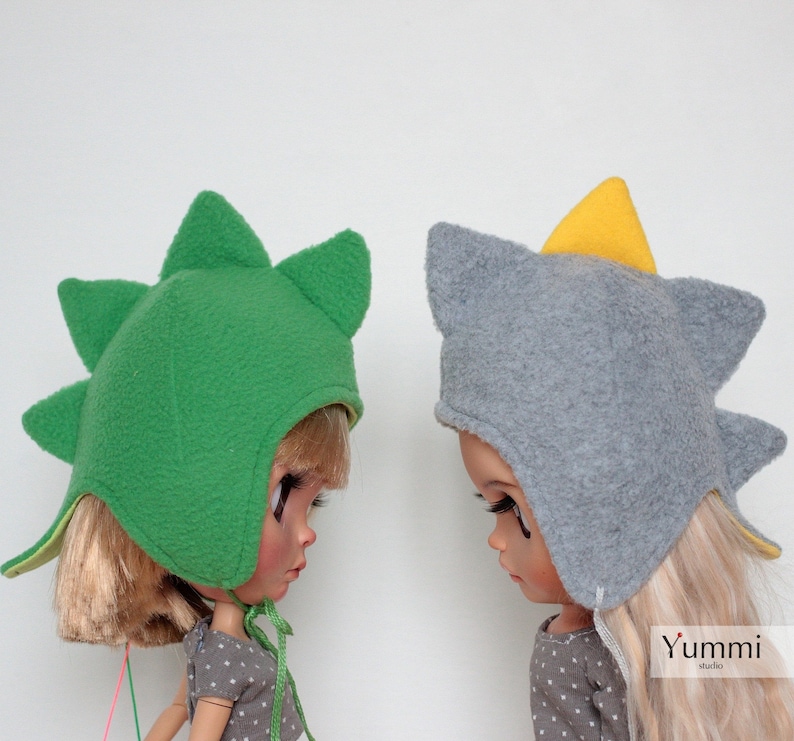 Patterns PDF Dragon hat for Blythe image 3