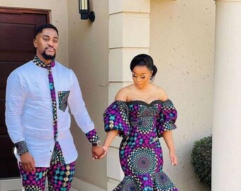 Latest ankara designs for couples best sale