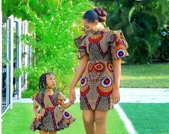 Mother and daughter traditional outfits Clearance