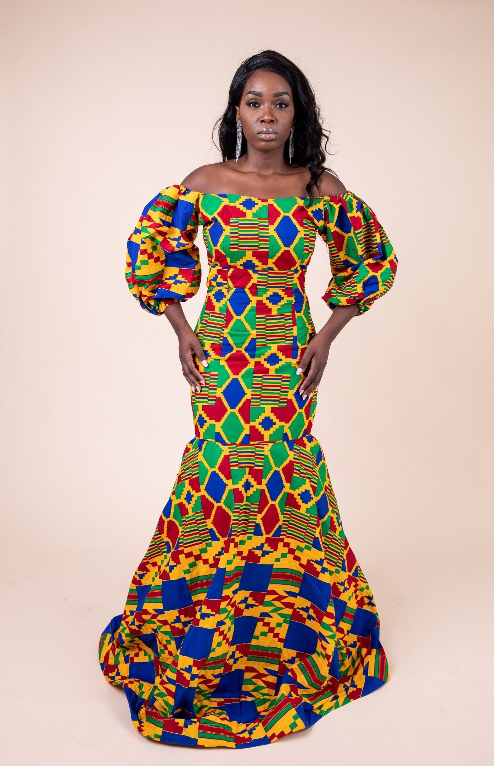 Trending African Ankara mermaid dress/ Party Dress/ African | Etsy