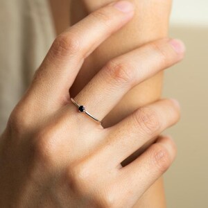 925 Sterling Silver Ring,Black Onyx Ring,Handmade Ring,Faceted Ring,Birthstone Ring,Statement Ring,Handmade Ring,Minimalist Ring