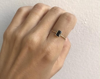 14K Solid Gold Multi-stone Band Details about Minimalist Onyx Ring with Diamonds 14K Solid Gold Multi-stone Band Details about Minimalist Onyx Ring with Diamonds