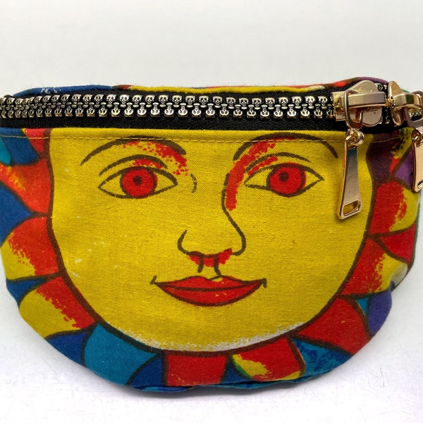 Hip-Bag *Sonne* Upcycling aus 70er Luftmatratze * Handmade Berlin