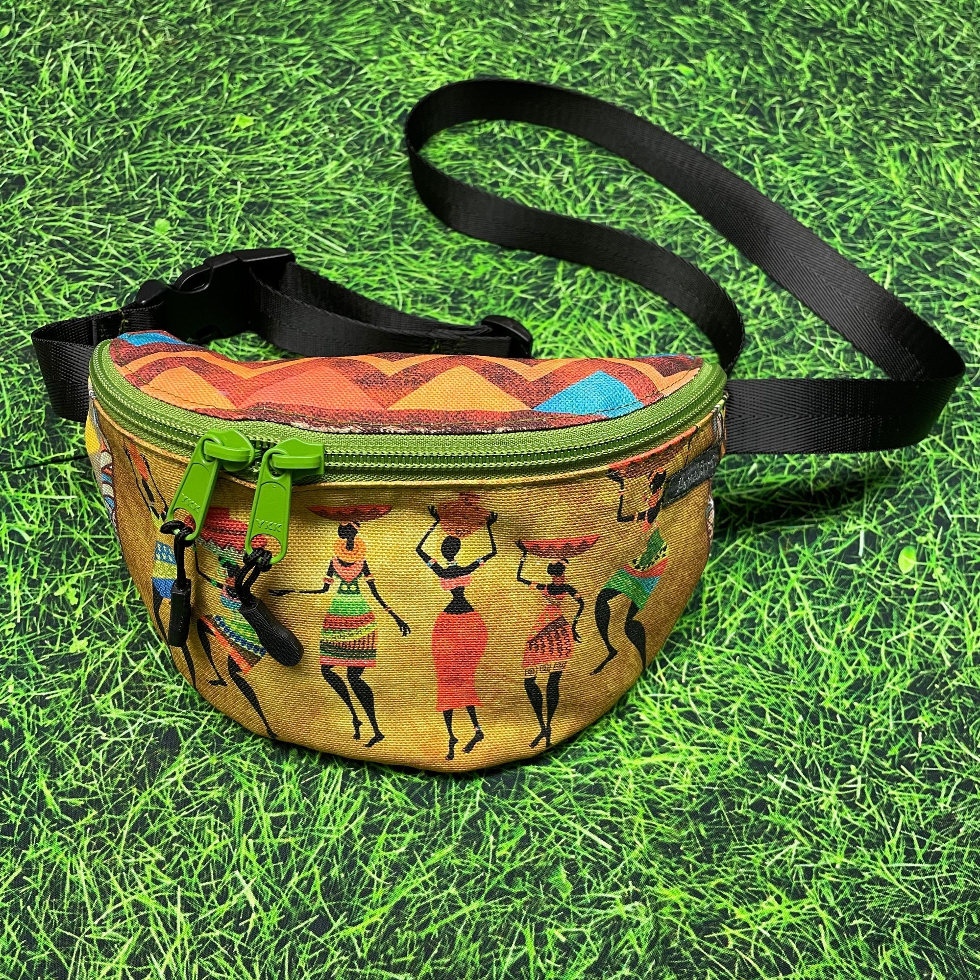 Sac banane *Style africain* avec ou sans mousqueton pour clés