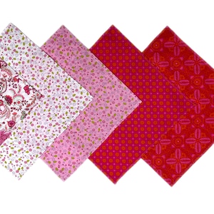 Organic fabric handkerchiefs * Wedding * Flower Power * Paisley * Scattered flowers * Handmade Berlin