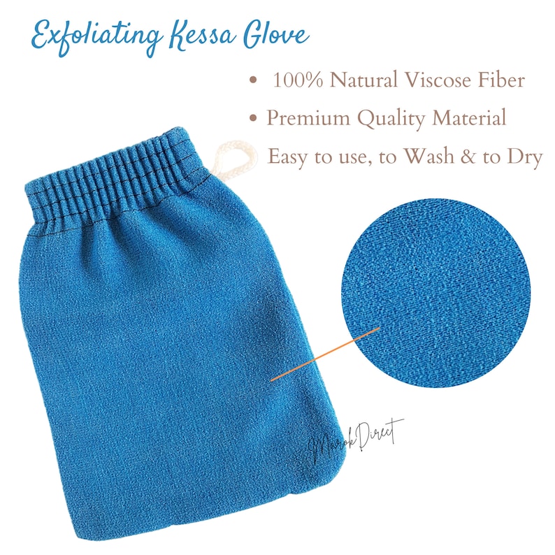 Moroccan Black Soap Blue Nila Natural Beldi Soap with Body Exfoliating Kessa Glove Traditional Hammam Spa Skin Scrub Mitt Savon Noir 200g