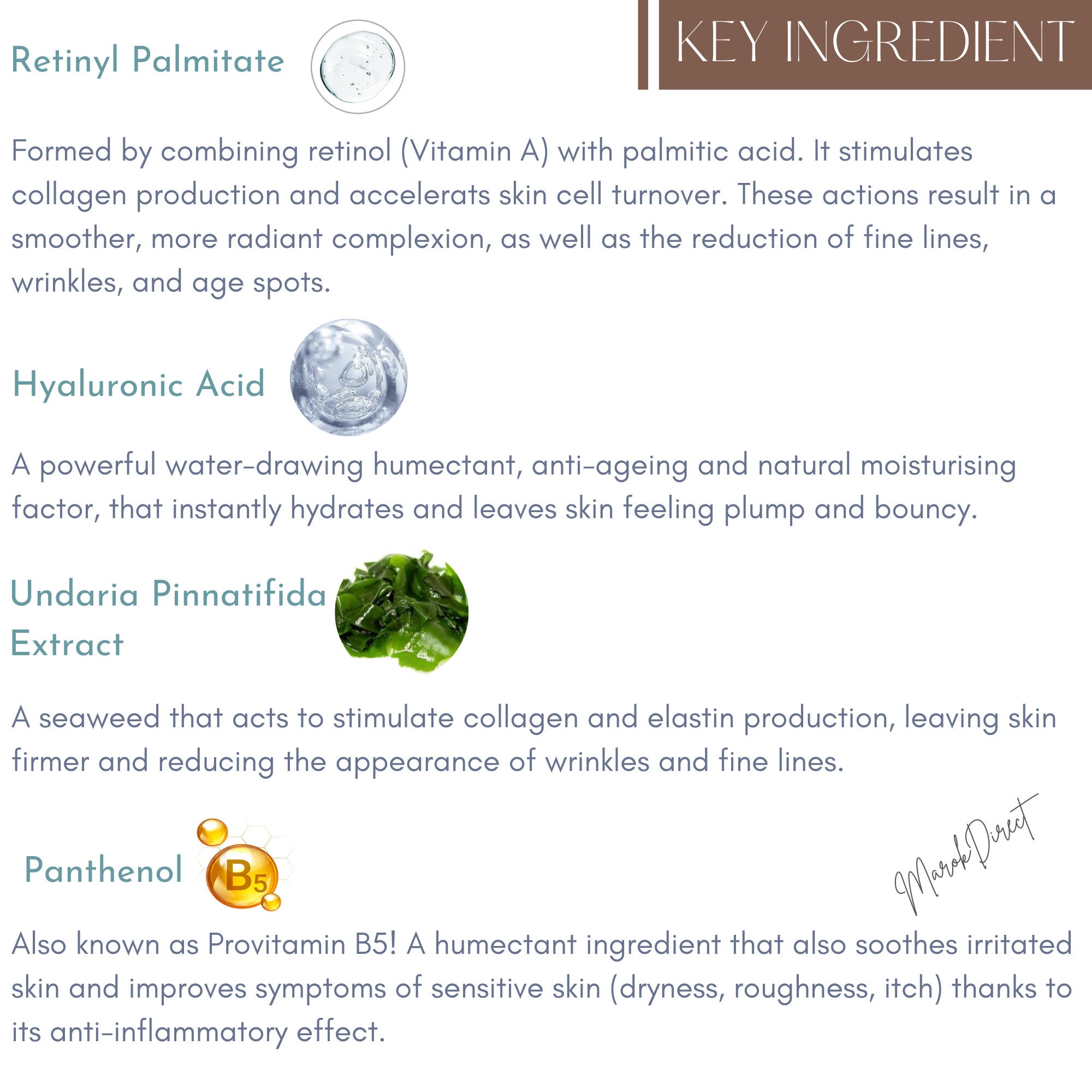 Humay Advanced Vitamin A Face Serum Retinyl Palmitate & Hyaluronic Acid ...