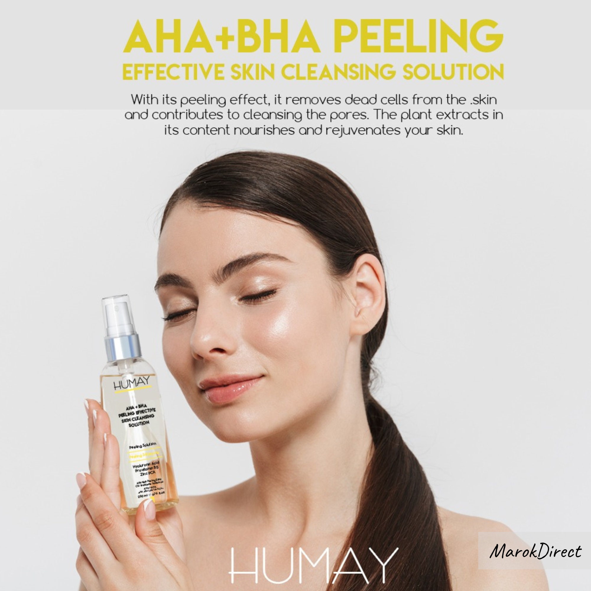 Humay Sagbot HUMAY *premium* AHA BHA Peeling Skin Cleansing Solution Hydrating ...