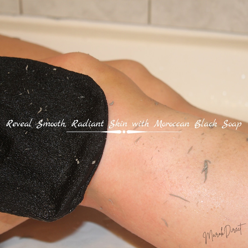 Moroccan Black Soap Blue Nila Natural Beldi Soap Traditional Hammam Spa Exfoliating Skin Body Scrub Savon Noir 200g