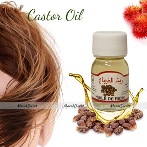 Castor Oil 100% Pure Cold Pressed for Fast Hair Growth for Men and Women - Hair Loss Treatment Balding Alopecia - Regrowth Hair Oil 30ml