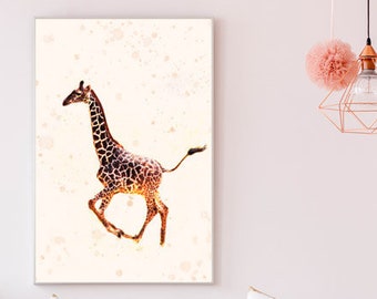 Giraffe Nursery Print, Safari Nursery Art, African Giraffe Art, A Cute Gift for Mums, Giraffe Wall Art Giraffe Printable, Instant Downloads