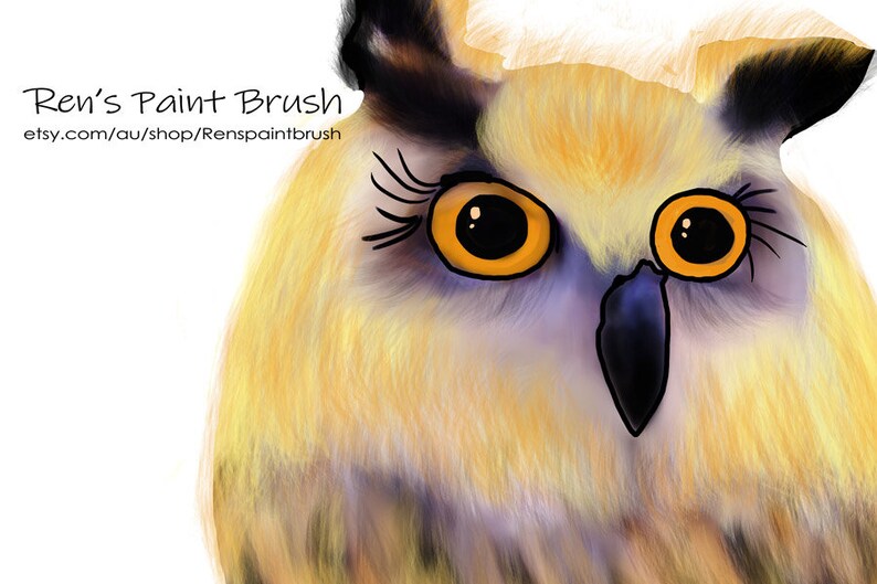 Cute Owl Wall Art Owl Prints Whimsical Owl Art Owl Wall Etsy