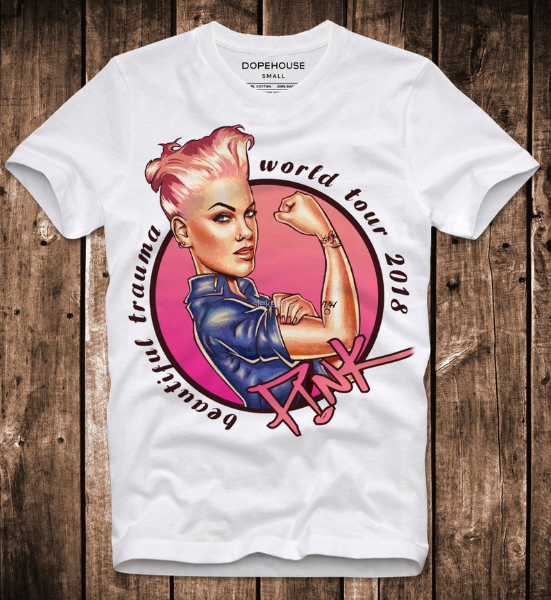 T-shirt Pink Beautiful Trauma World Tour Revenge Album P Nk - Etsy