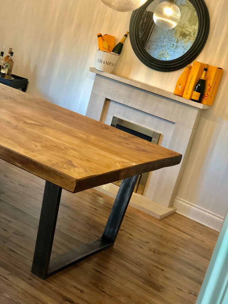 Extra large dining table 100 Handmade at 2.4m long x 1.2m Etsy