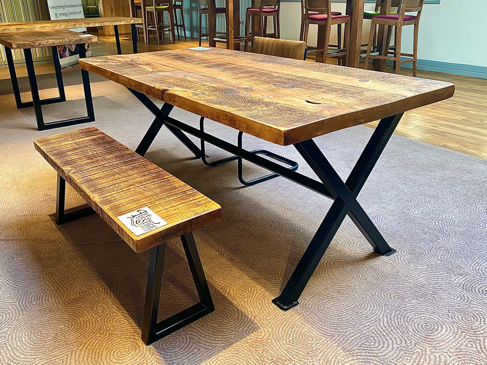 100 Handmade dining table in 160cm 180cm and 200cm long with Etsy
