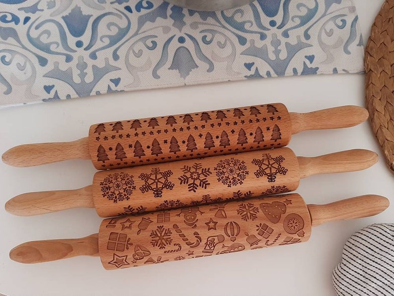 Personalised Engraved Wooden Rolling Pin Wood Rolling Pins Etsy
