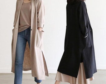 thin long coat
