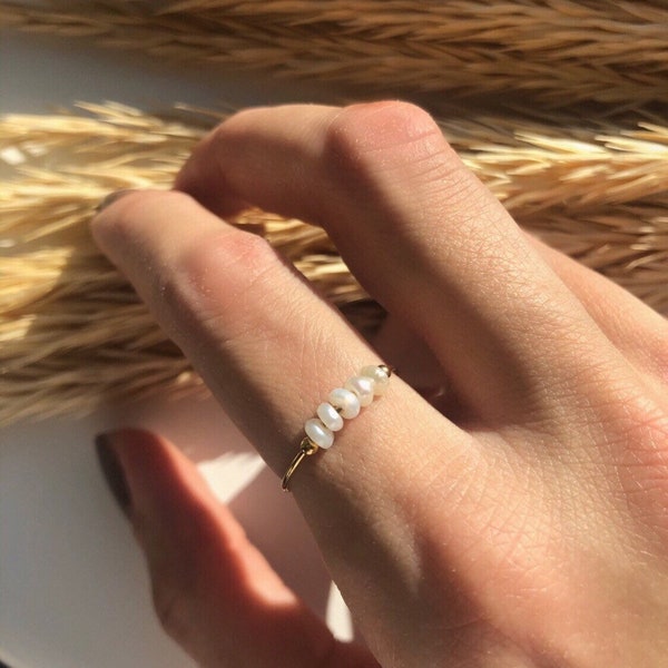 Cultured Freshwater Pearl Open Band Ring
