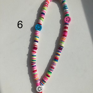 Fimo handy chain colorful handy charm for phone, beach accessoire for phone carrier handmade jewerly Fimo beads chain 6