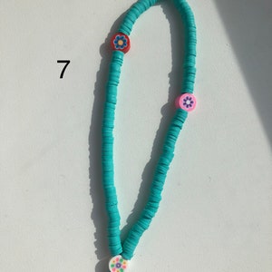 Fimo handy chain colorful handy charm for phone, beach accessoire for phone carrier handmade jewerly Fimo beads chain 7