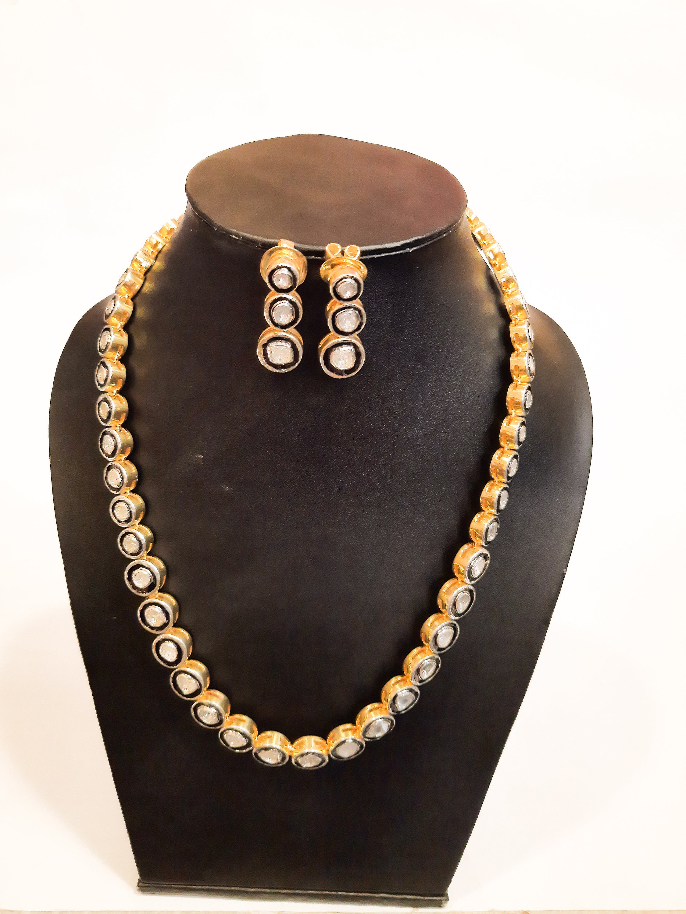 polki diamond necklace set