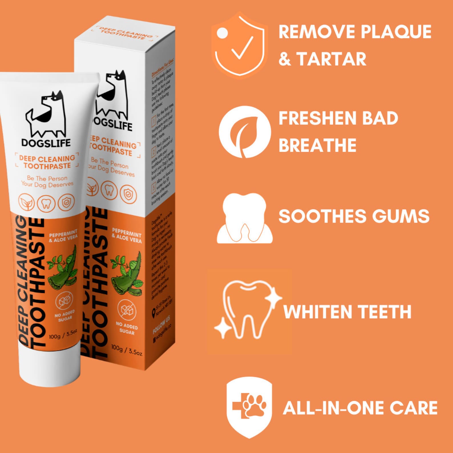 Dog Toothpaste Natural Toothpaste For Dogs Natural Pet Etsy