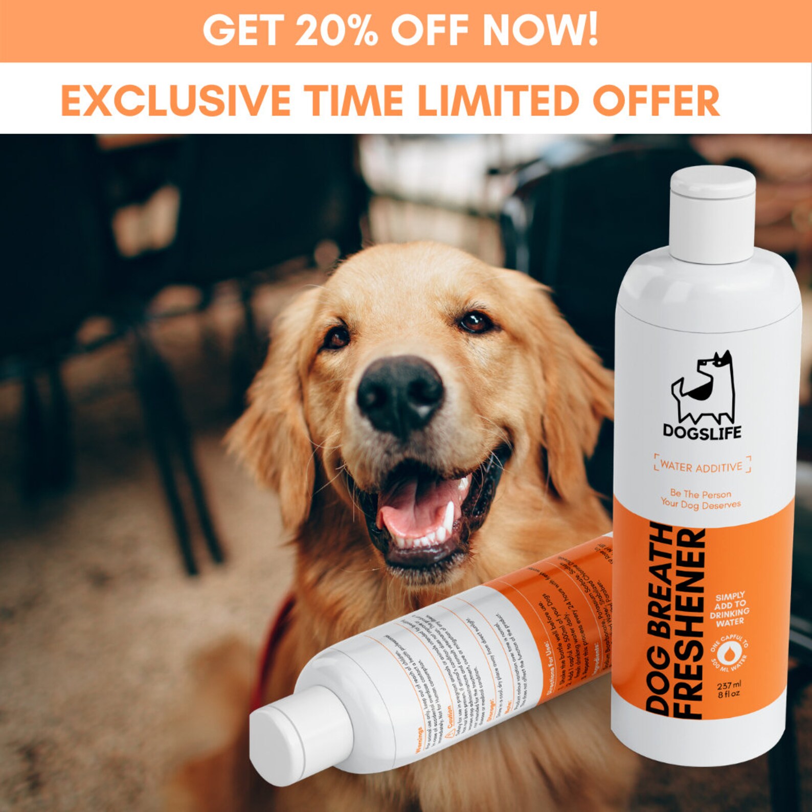 Dog Breath Freshener Breath Freshener For Dogs Water Etsy