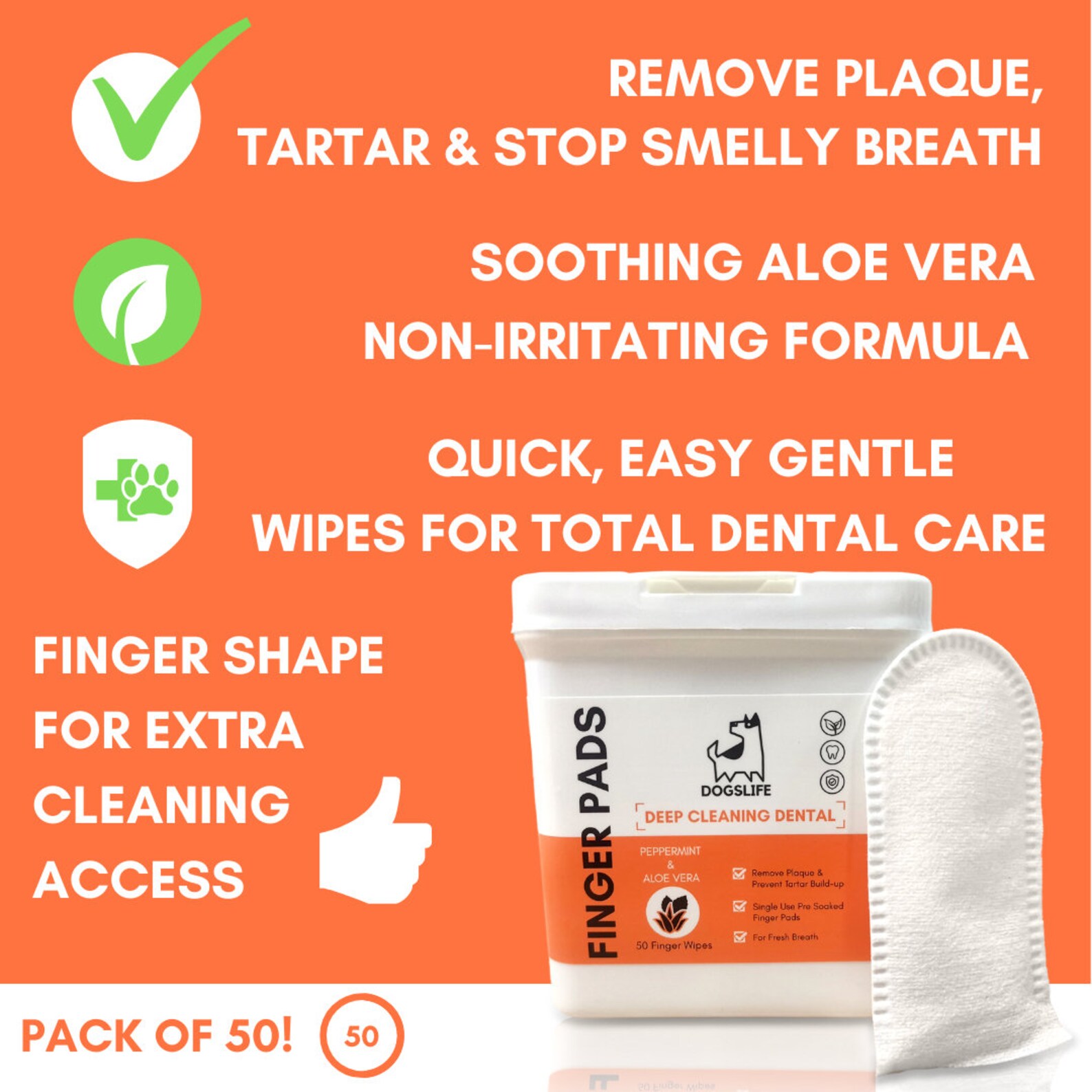 Dog Teeth Cleaning Wipes Deep Cleaning Tooth Wipes For Dogs Etsy