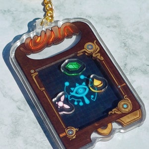 Coctelera interactiva Legend of Zelda Breath of the Wild, Llavero de pizarra Sheikah, Regalos de juegos y nostalgia, Accesorios de cosplay