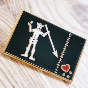 Our Flag Means Death, Blackbeards Flag Enamel Pin, OFMD Season 2, Pins for Display, Queer Art Gifts