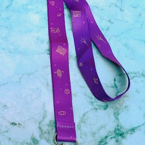 Omori Headspace Lanyard, Indie Video Game Accessories, Display for Charms and Pins, JRPG Inspired Merch