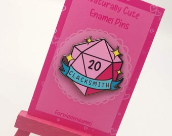 Clacksmith Dice Maker Hard Enamel Pin